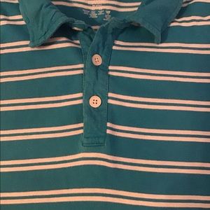 Men’s finish line size XXL short sleeve polo blue/white